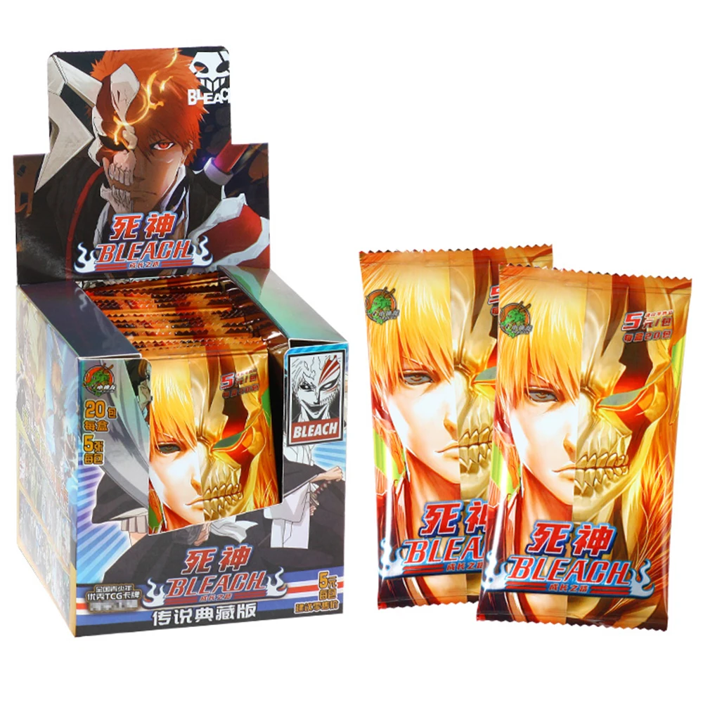 Bleach TCG Card Collection Para Crianças, Japão Anime, Original, Mais Novo, Cartoon Games Cartão, Birthday Gift