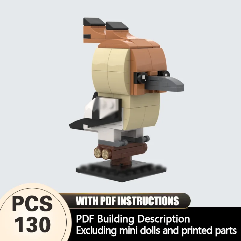 

Creators Animal Series Model MOC Building Bricks Eurasian Hoopoe Modular Technology Gifts Holiday Assemble Children Toys Suit