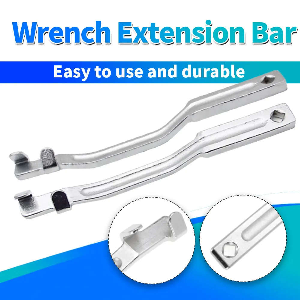 1PC Extended Silver Wrench Torque Extender Universal Extension Tool Opening Extension Accessory Auxiliary Tool