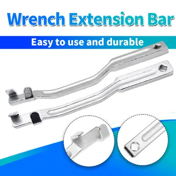 1pc Extended silver wrench torque extender universal extension tool opening extension accessory auxiliary tool