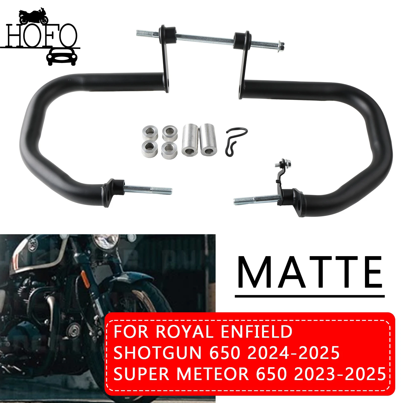 

For Royal Enfield Shotgun 650 2024-2025 Bumper Engine Protection Guard Crash Bar