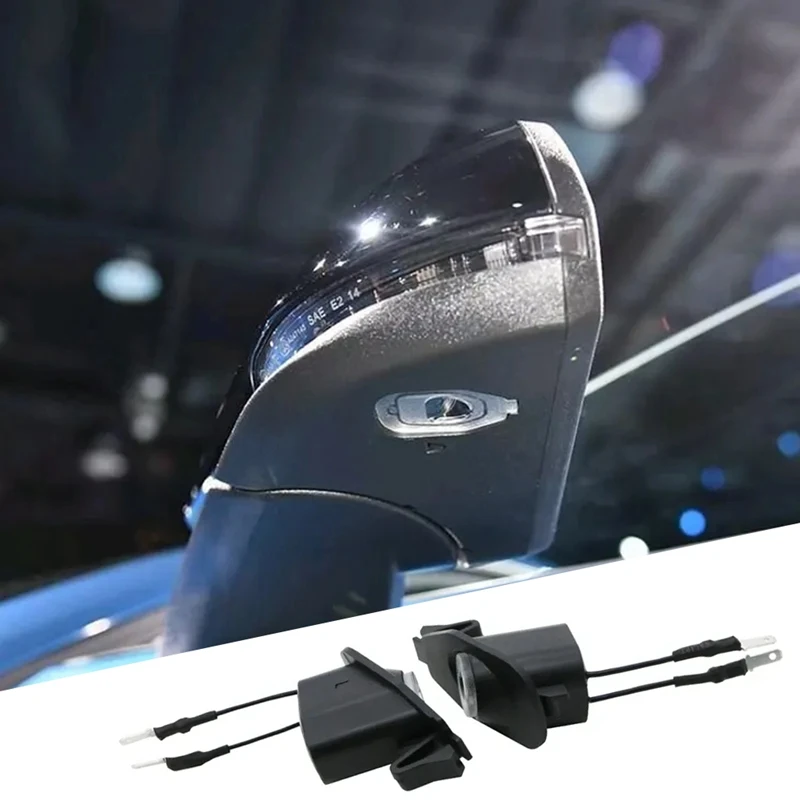 포드 머스탱 2013-2022 용 LED 사이드 퍼들, 레이저 백미러 퍼들, 환영 로고 조명 썸네일 5