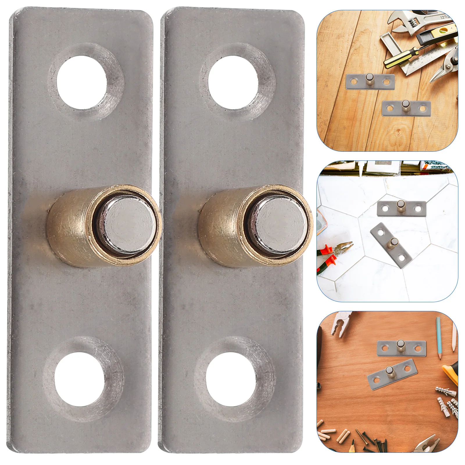 

2 Pcs Garage Stainless Wheel Sliding Door Guides Wheels Doors Barn Roller Closet Floor Gate