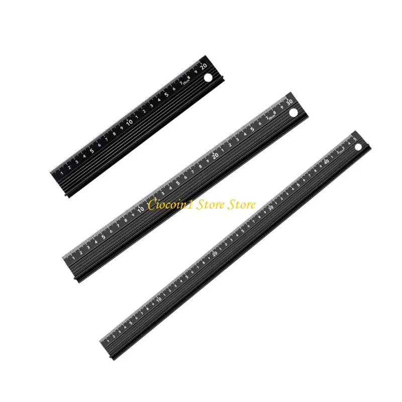 

A3PC L Type Safety Ruler Linear Measurement Ruler Cutting Ruler Drafting Tool