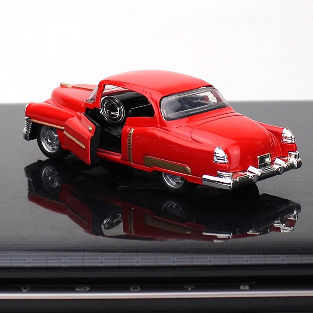 

Alloy Car Model Home Decor Vintage for Decoration Retro Simulation Desktop Craft Collecting Toy Kit