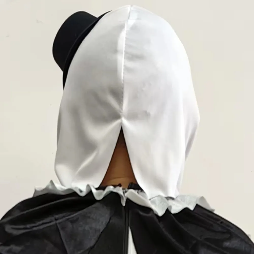Hochwertige Latex-Gruselmaske für Cosplay, realistische Unisex-Halloween-Clown-Maske, blutige Requisiten für Geisterhäuser – Detail 2