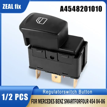 1/2 PCS Driver/Passeng Botão interruptor do regulador de janela elétrica lateral A 4548201010   Para Mercedes Benz Smart Para quatro 454 04-06