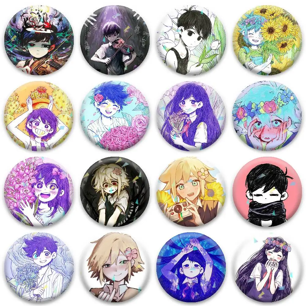 

O-Omori Badges Niche Design Brooch for Backpack Lapel Pins Creative Accessories