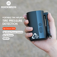 ROCKBROS Electric Mini Pump 150psi Portable Riding Bicycle Air Pump 5V2A Type-C Outdoor Portable MTB Road Bike Motorcycle Pumps