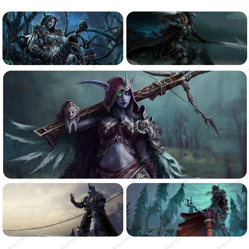 Game W-World of Warcraft Mousepad Gaming Mouse pad Gamer Pc Accessories Deskmat Keyboard Mat Desk Protector Mause Pads