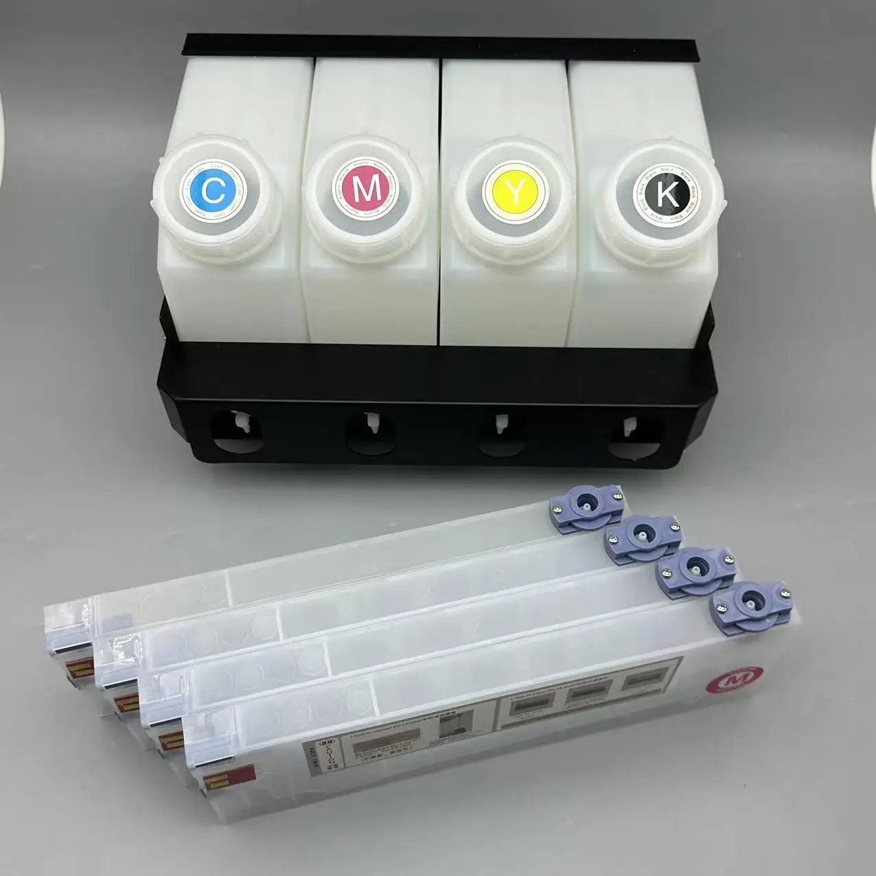 Continuous Ink Supply System 4+4 CISS Ink Tank 1500ml+220ml with SS21 Chip Suitable For Mimaki CJV30 JV33 Jv33-130 Jv33-160