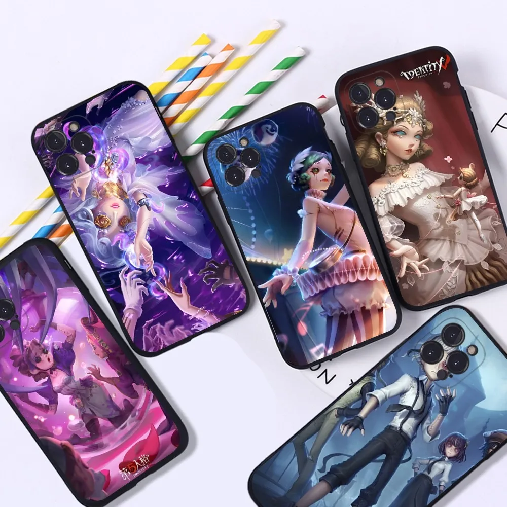 Identity V  Phone Case For iPhone 13 Pro MAX 14 11 12 Mini X XS XR 6 7 8 Plus SE 2020 Soft TPU Cover