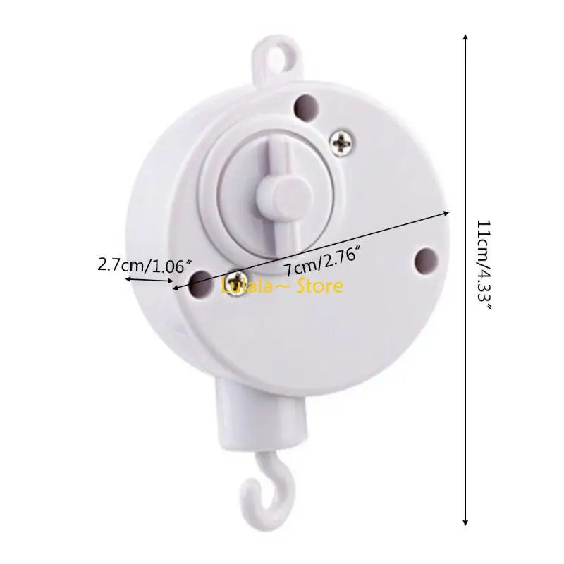 Y4QA Mechanische Music Box Musical Movement Baby Musical Crib Mobiles Nursery Decoration Rhythm Bed Mechanisch