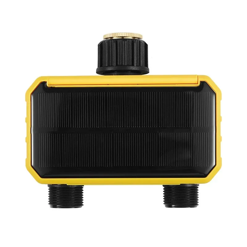 OvO Store Household Lazy Micro Spray Solar Automatic Irrigation Waterer Intelligent Drip Irrigation Dual Channel Timed Flowers