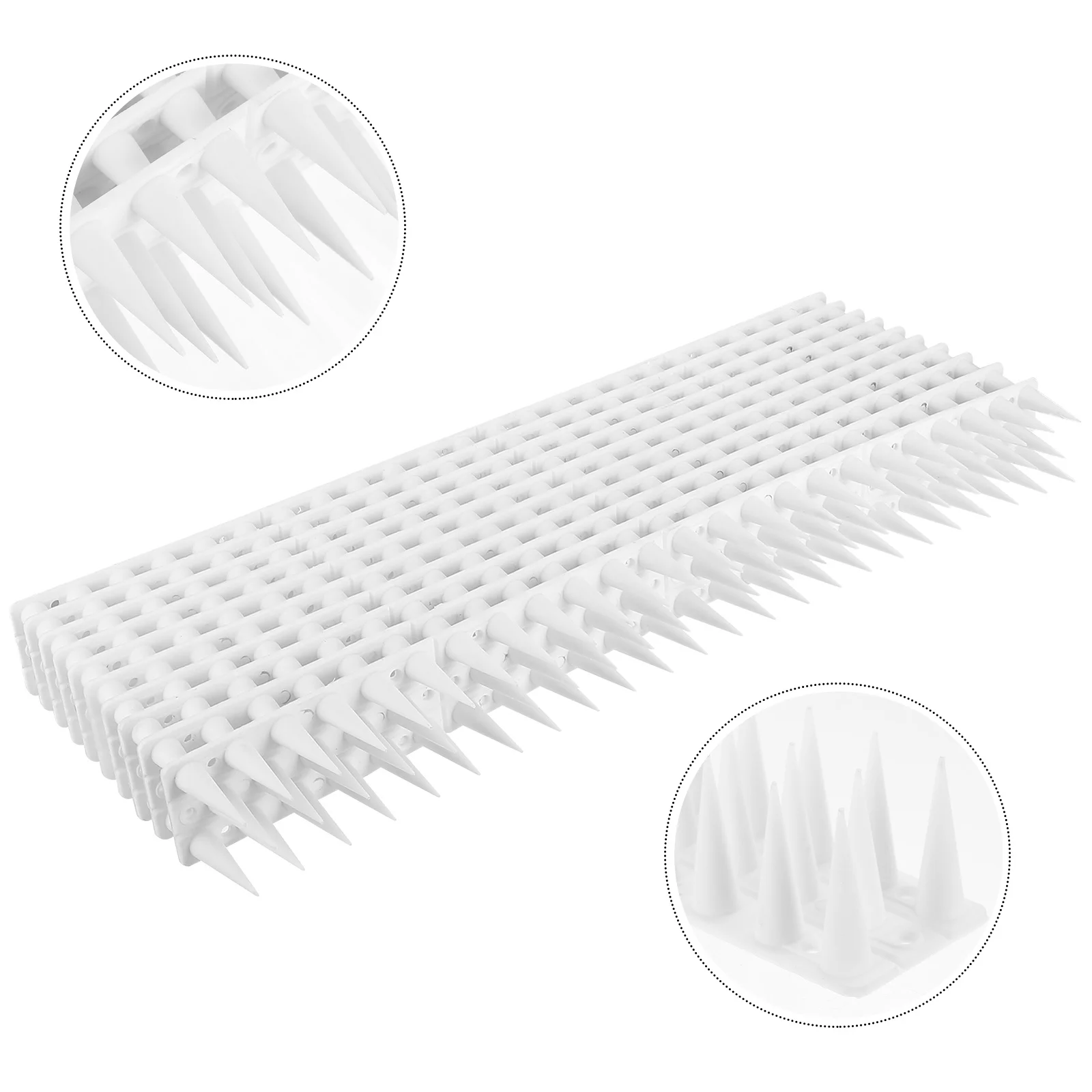 

10Sets Plastic Bird Spike Strips Outdoor Anti Corrosion Deter Pigeons Sparrows Bat Prevention Spike Kit Pigeon