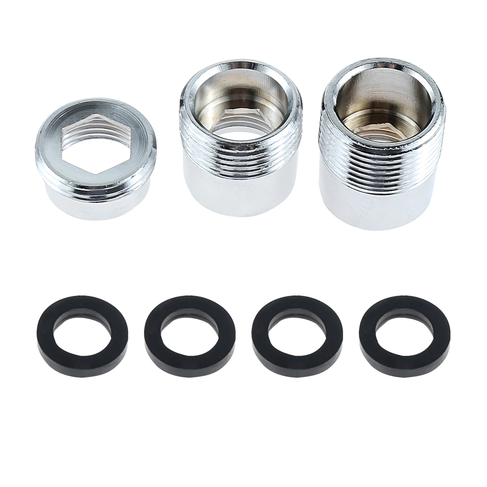 Inter Threaded 1/2 To 3/4 Exter Threaded Joints Brass Shower Head Connect Adapter Reduce Joint Lengthen Washing Machine Fittings