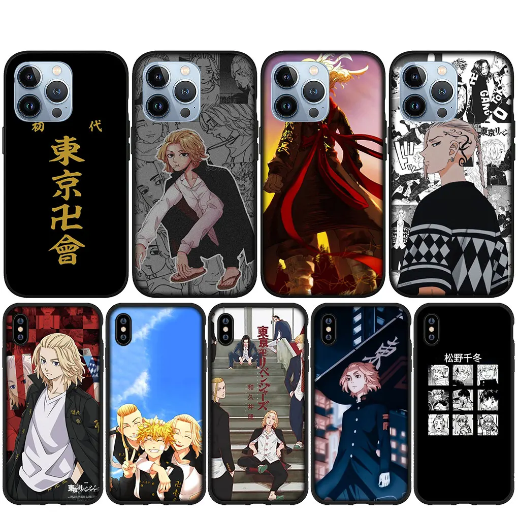 PP165 Tokyo revengers Naoto Hinata Mikey Casing for iPhone 14 13 12 Mini 11 Pro XS Max X XR 6 7 6S 8 Plus + SE Phone Cover Case