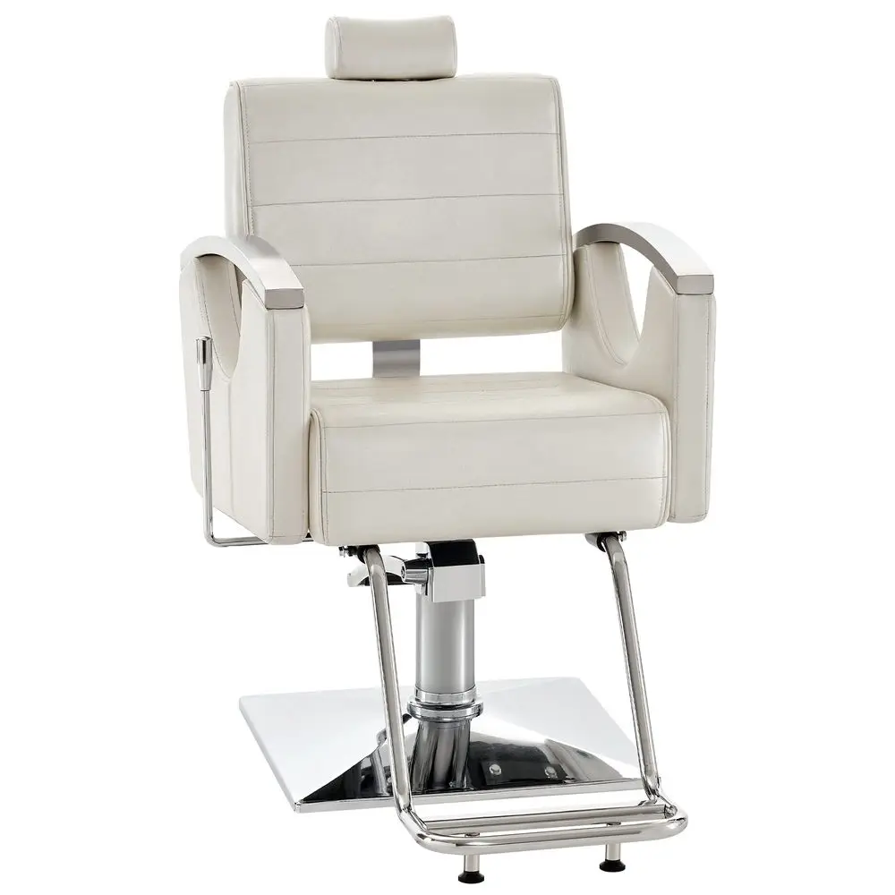 

Barber Chair for Barbershop,Reclining Salon Chair for Hair Stylist 9180 Champagne