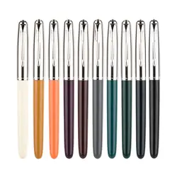 JinHao Fountain Pen 86 Rotating Pen Cap Ancient Style Pens High Appearance Back To School Gift Business Practice Calligraphy Pen