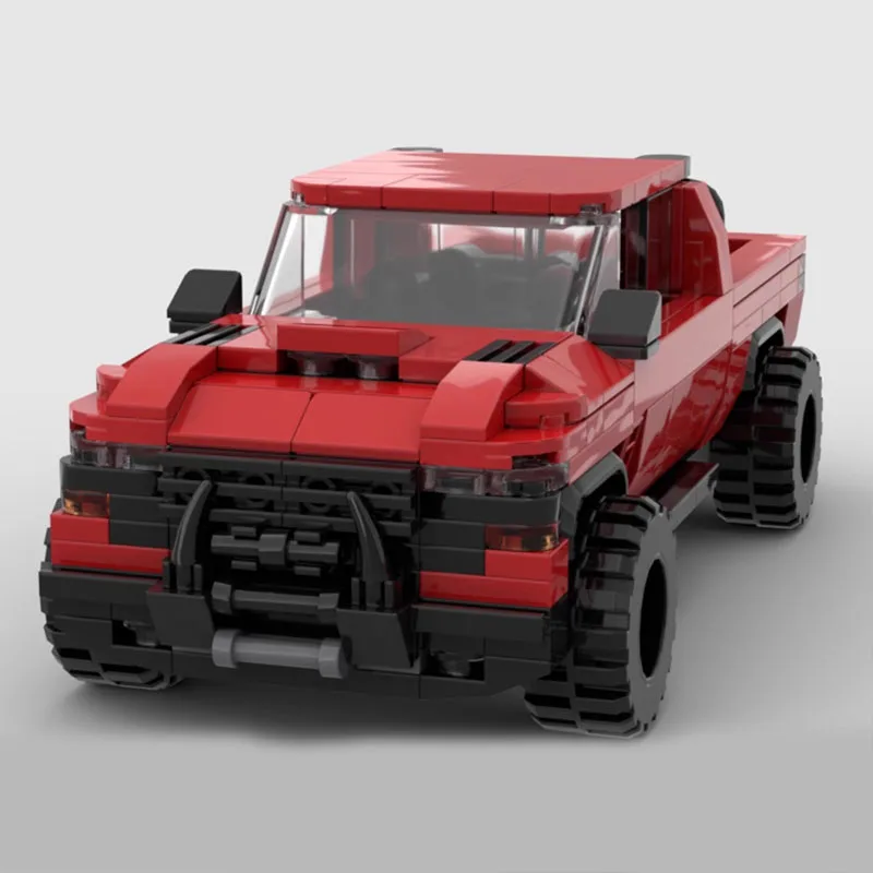 子供のためのトラック輸送ビルディングブロック,MOC-158848,車両トレーラー,教育玩具,誕生日プレゼント,クリスマス,537個