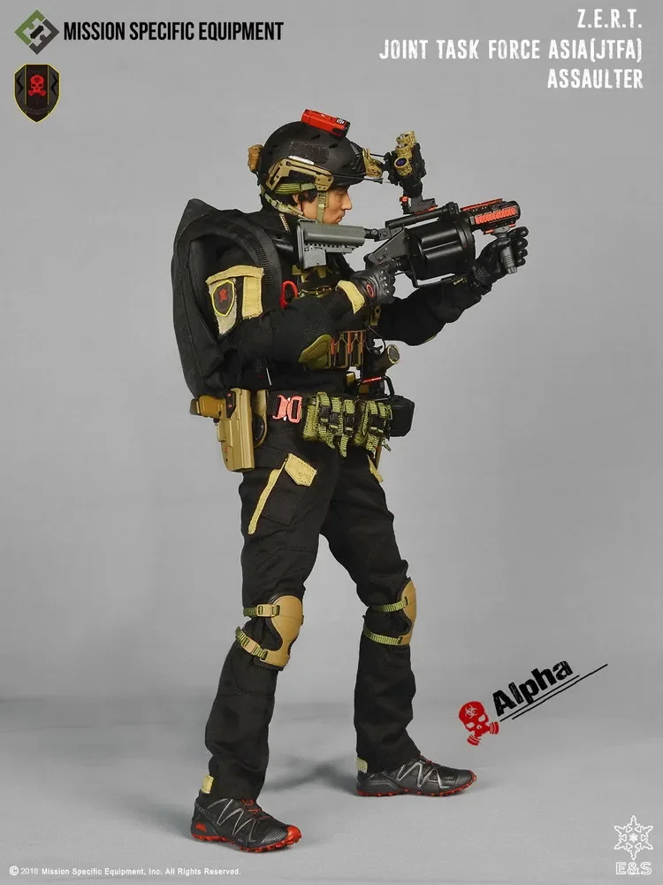 1/6 Men Soldier Mse Easy&Simple Es Mission Specific Equipment Z.E.R.T Joint Task Force Asia Battle Suit 12