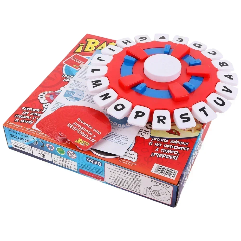 New Spanish Word Game Fast-Paced Family Board Game The Quick Thinking Letter Pressing Tapple Games