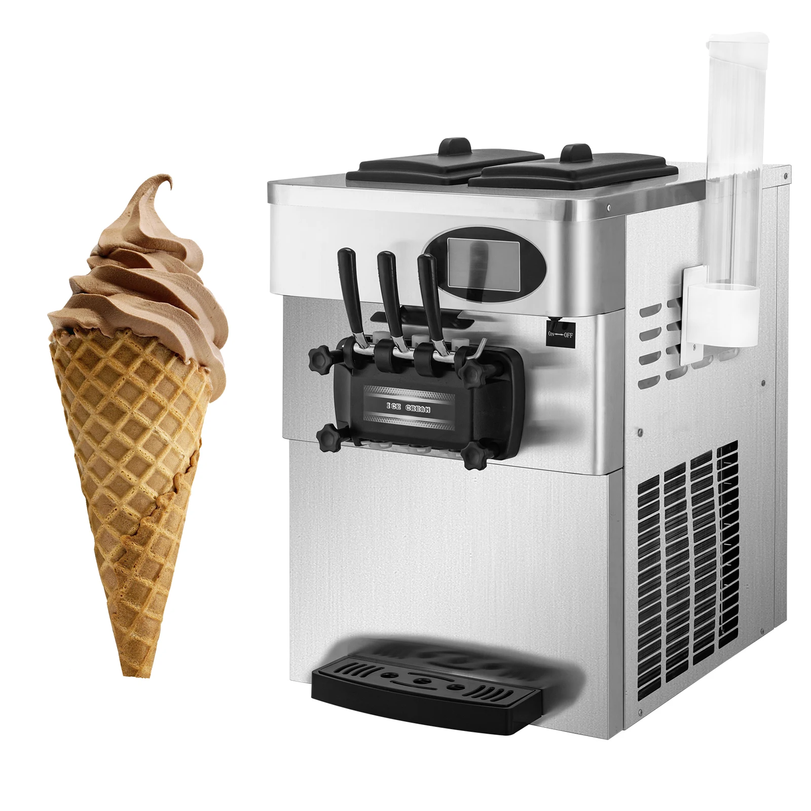 For top machine for make ice soft ice cream machine