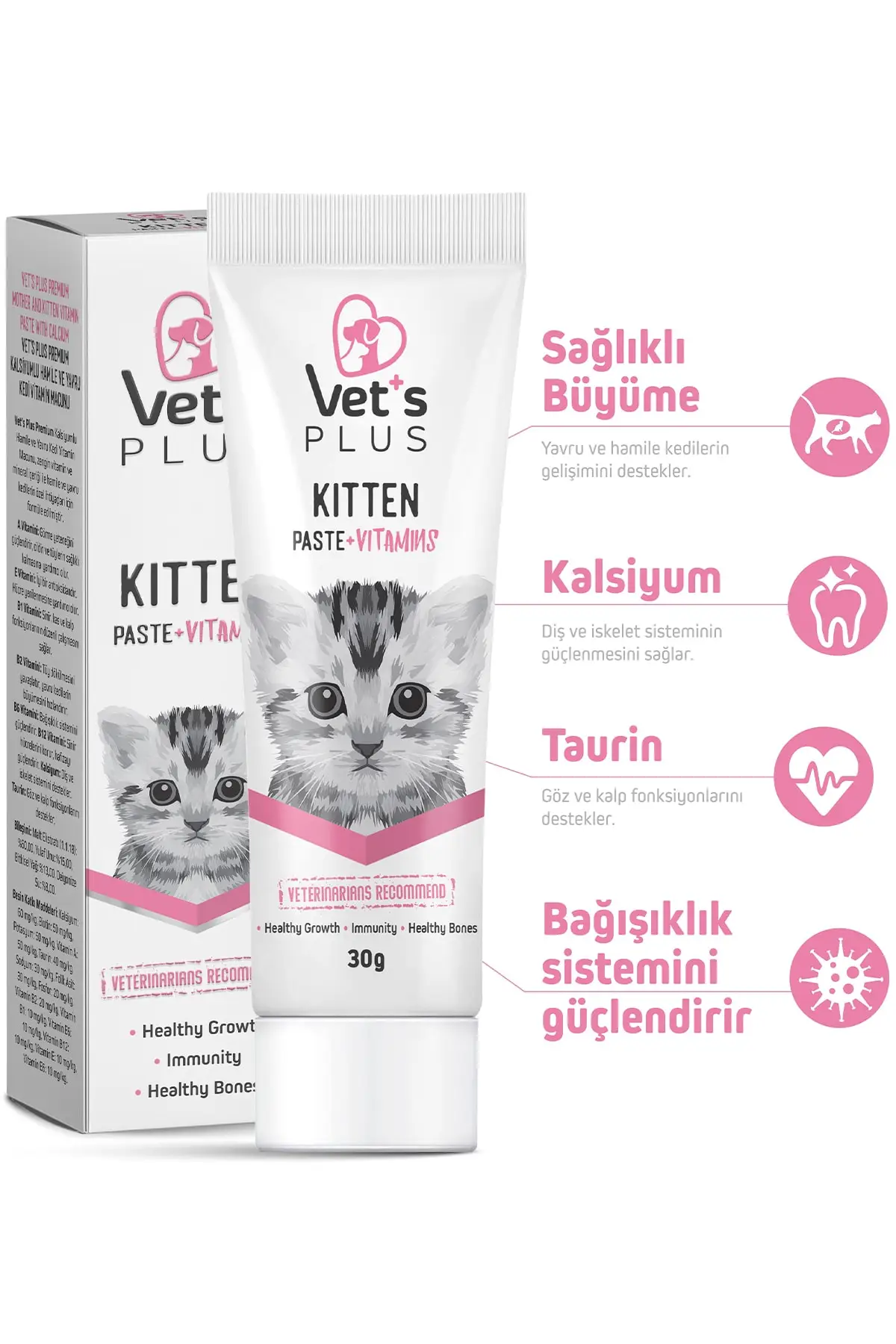 Multivitamin for puppy Cats Cat Paste 30gr (Calcium and Taurinli)