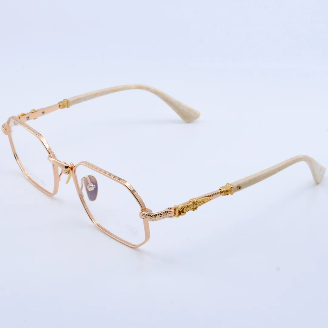 Men's Classic Computer Reading Myopia Prescription Glasses Women's Fashion Lightweight Titanium Alloy Prescription Glasses Frame