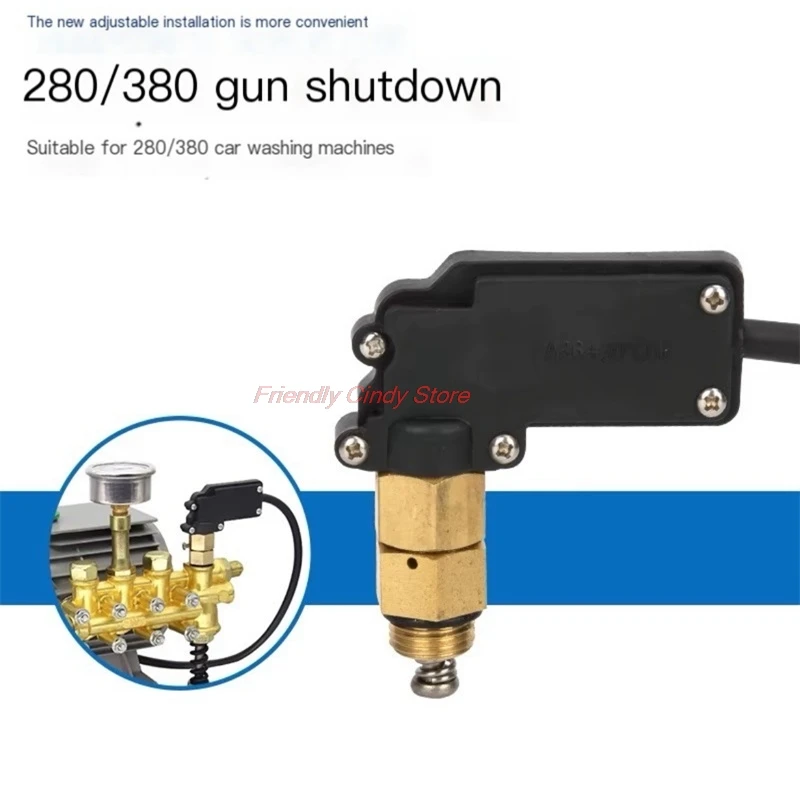 1PCS 380 Pressure Washer Plunger Pump Piston Pump Car Washing Machine Pressure Switch for QL-280 QL-380 HM-280 HM-380 280