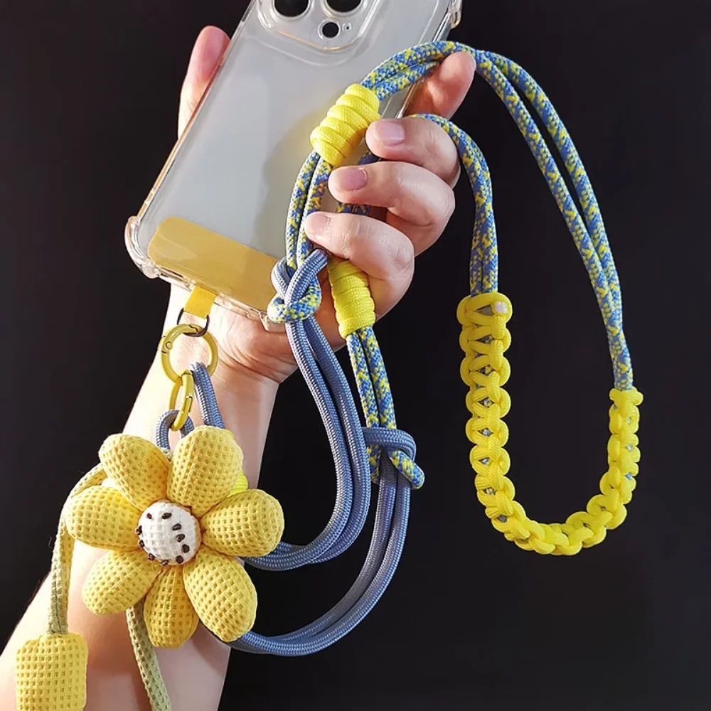 

Creative Cartoon Universal Phone Lanyard Crossbody Long Strap with Cartoon Decorative Pendant Anti-loss Accessories