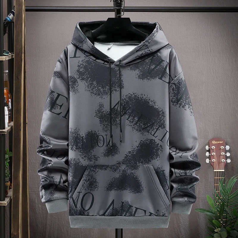 2023 Spring and Autumn New Fashion Trend Camouflage Hoodie Set Men\'s Casual Relaxed Comfortable High Quality Two-Piece Set M-3XL