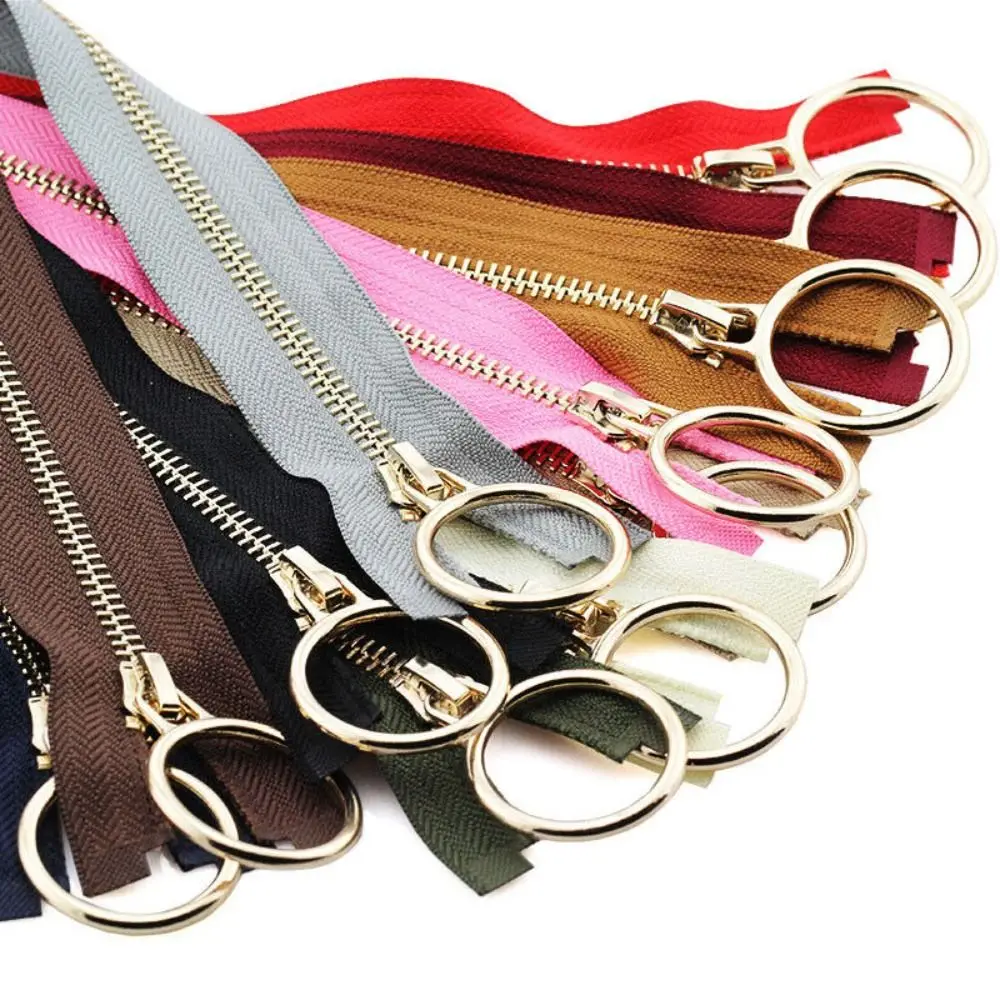 Durable 70/90cm Metal Zipper #5 Open End Jacket Long Zips Heavy Duty Copper Zipper Teeth Wide Zipper for Coats Jackets Sewing