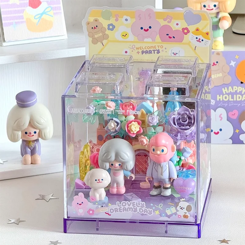 

AREAX Brick Zone Find the Unicorn Building Blocks FARMER BOB and RiCO Toy Female Assembly Desktop Decoration Ornament Gift