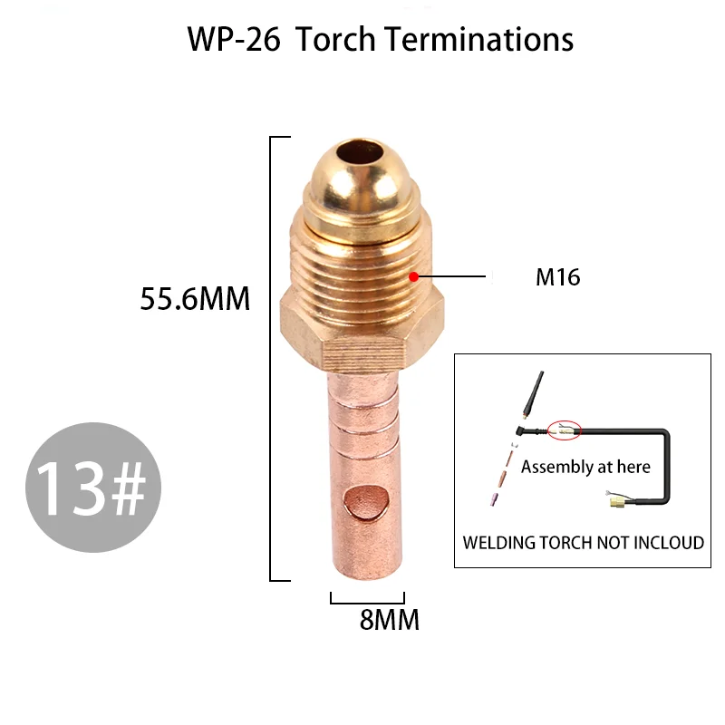 Tig Connector Welding Power Cable Quick Convert Gas Adapter Transfer DKJ10-25/35-50 TIG Torch Terminations