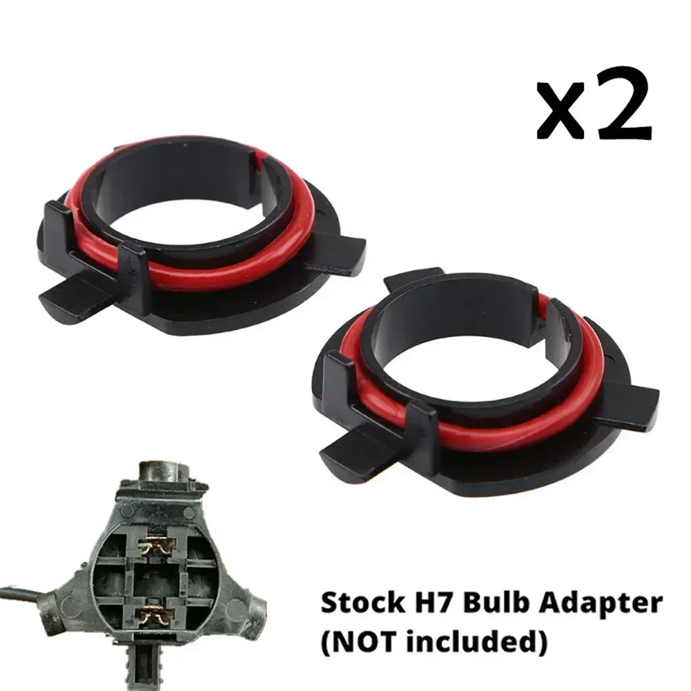 2 PCS Car Adapter H7 LED Headlight Bulb Adapter Holder Socket Base Retainer For Kia Sportage K3 K4 K5 Sorento Car Accessories