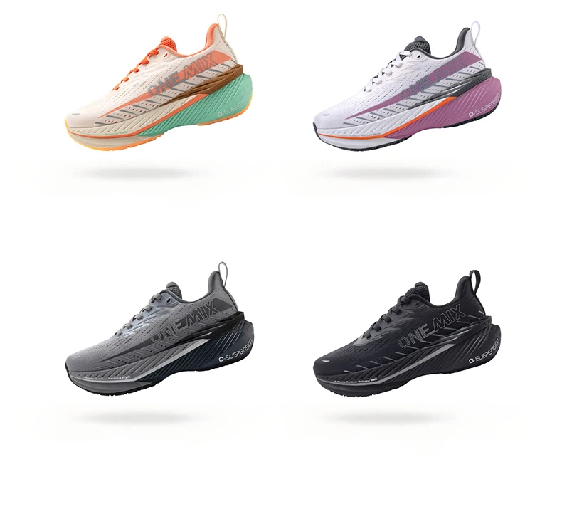 ONEMIX – leichte Laufschuhe für Damen und Herren, stabil dämpfende Sportschuhe, sprungfeste Wanderschuhe für den Außenbereich, neu – Detail 14