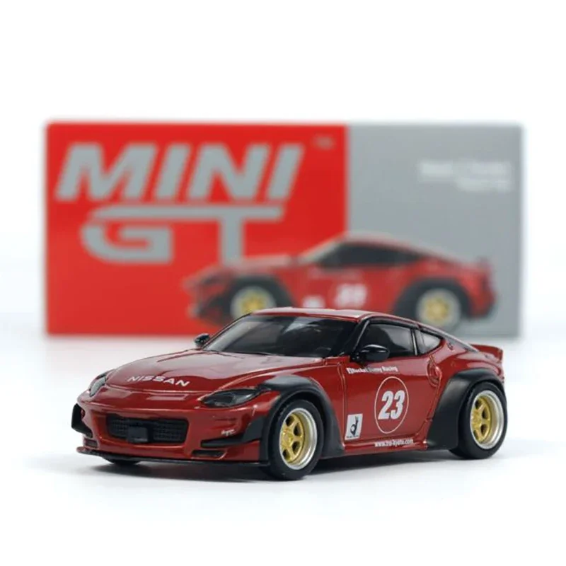 MINIGT 1/64  649 Nissan LB-Super Silhouette S15 Model Car 757 Lincoln Capri Diecast Automotive Model Toys Gift Decorations