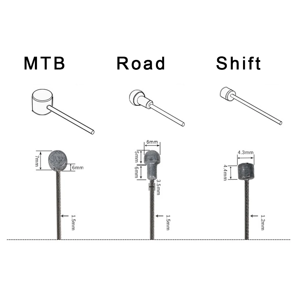 Stainless Steel Inner Cable Core for Mountain Bikes and Road Bikes 17/21 Meter Bicycle Brake and Shift Cable by Lebycle