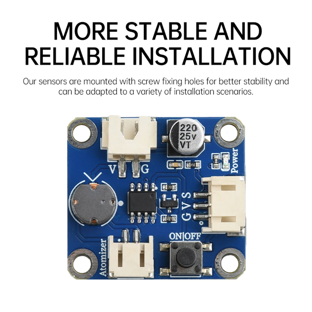 Ultrasonic Humidifier Atomization Module DC3-4.5V Micro Hole Single-Chip Programming Control for Home & Office