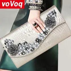 Clutch Bag Female 2021 Korean Style Envelope Bag Luxury Diamond Studded Bilg Large Capacity Fashion Shoulder Messenger Bag