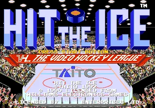 Hit The Ice 16  bit MD Game Card For Sega Mega Drive For Genesis Drop Shipping