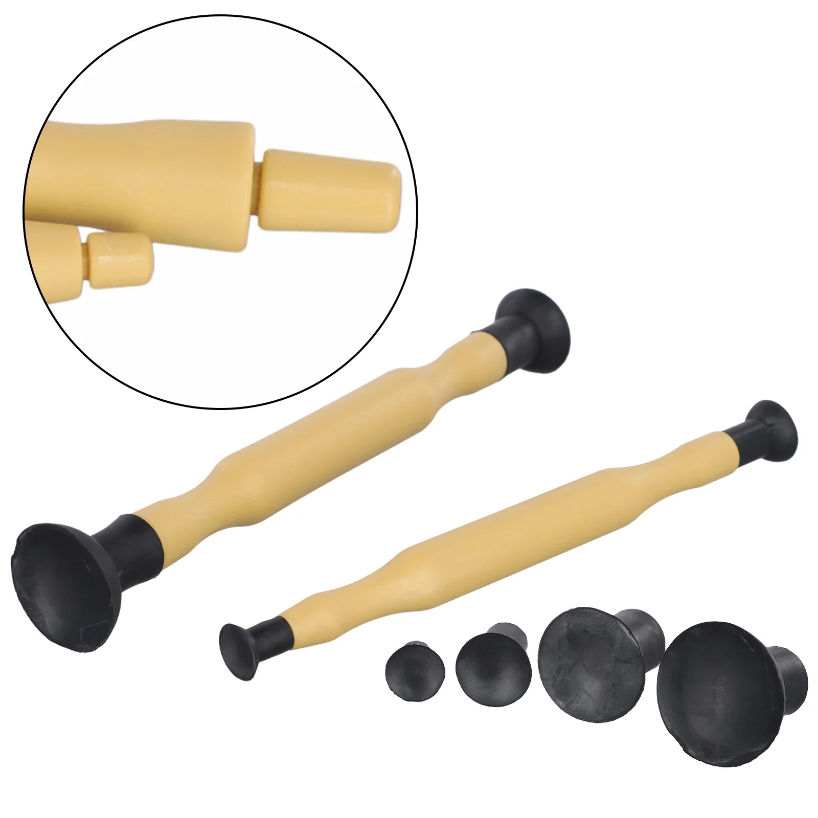 2 Piece Valve Lapping Tool With Double Ended Grips And Suction Cups For Engine Valve Grinding Suitable For Various Vehicle Types