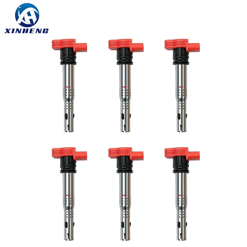 6 Ignition Coil For VW Jetta Golf Passat Tiguan CC & Audi A3 A4 A5 A6 A7 A8 TT Q3 Q5 R8 OEM 06E905115E 06E905115 07K905715F