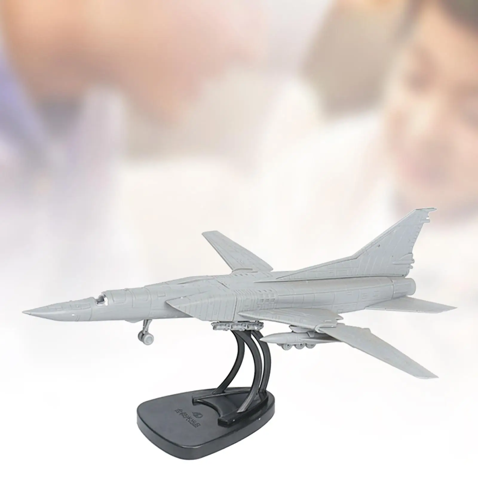 1:144 Aircraft Building Model Souvenir Collection Desktop Decoration with Display Base for Home Bedroom Bar TV Cabinet Office