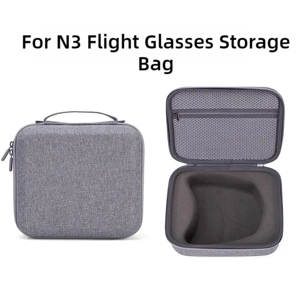 For DJI Goggles N3 Nylon Storage Bag Hard Waterproof Outdoor Handbag Shock-absorbing And Pressure-resistant Double Zipper