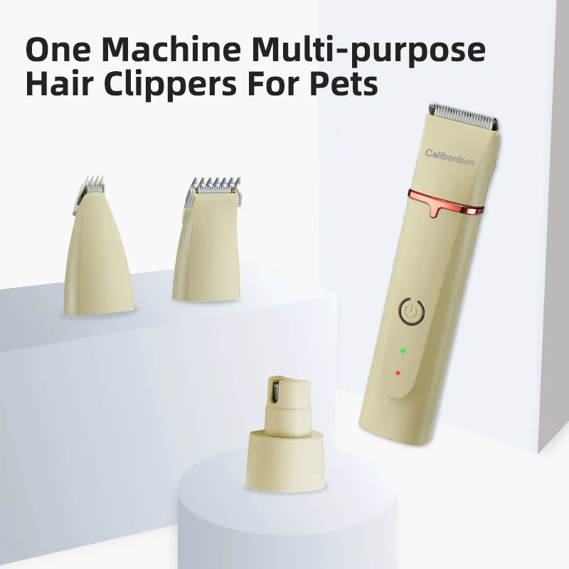 Calibonbon New full-body washable pet shaver, dog multi-blade electric hair clippers, pets electric hair clippers shaver