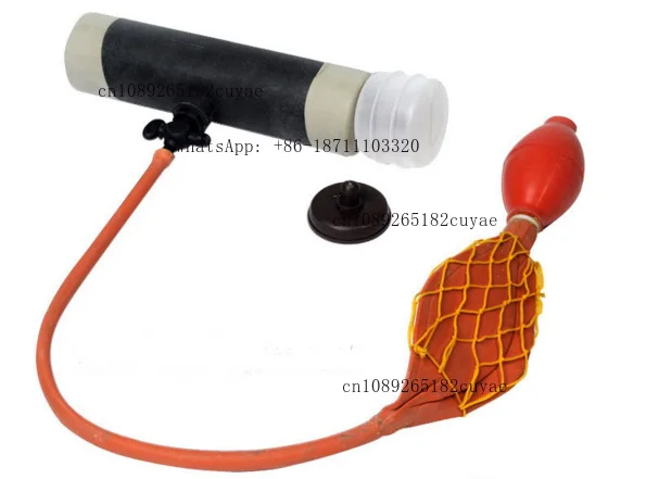Veterinary Sperm Collection Cup Double Ball Tube Service Plastic Cow Sheep Goat Semen