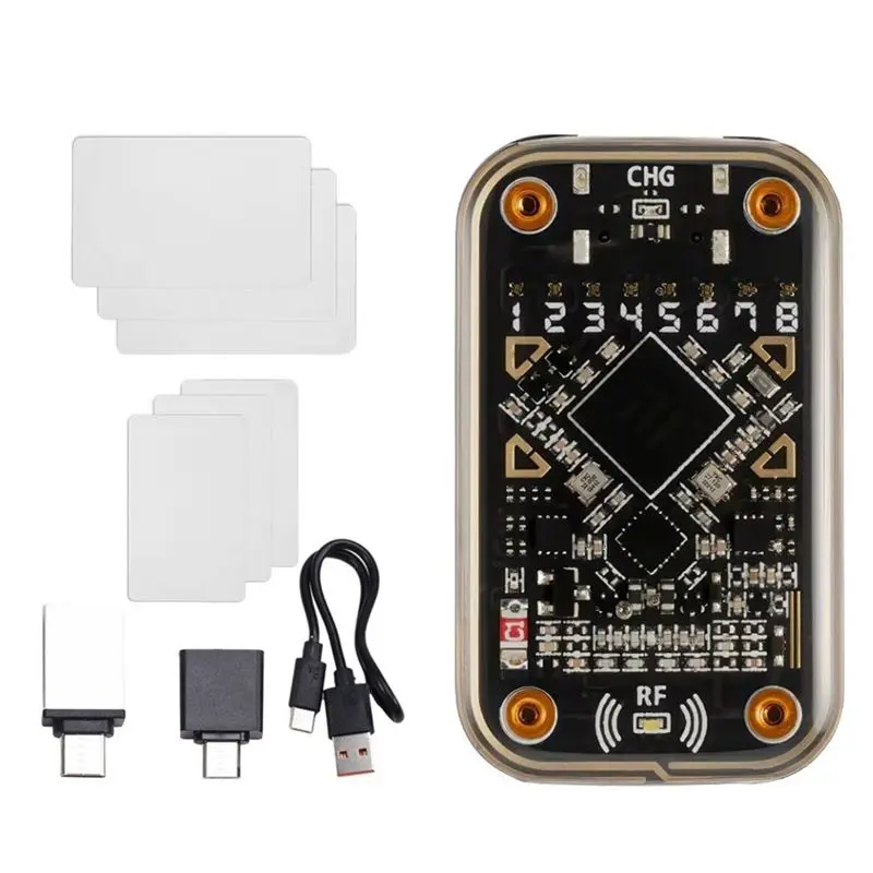 

Gift For Her Chameleon Ultra RFID Smart Chip Reader +3XCUID/UID Card Contactless Smart Card Emulator 125Khz 13.56Mhz Badge Decod