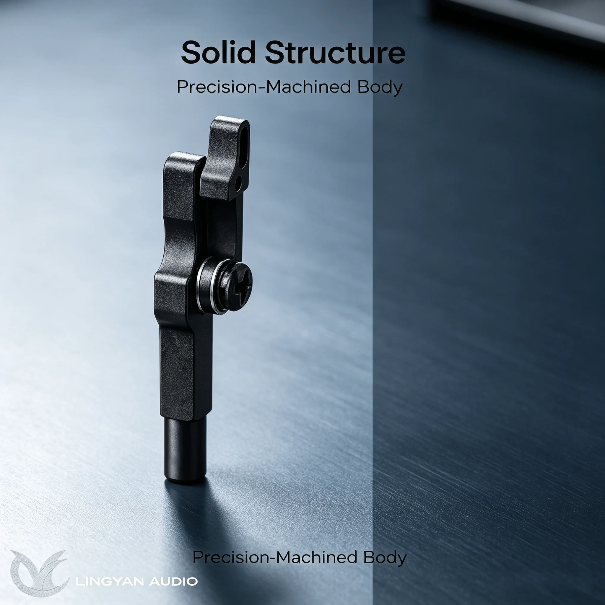 Stable Tonearm Mount, Ø8mm CNC aluminum bracket, mechanical fit support holder for turntable headshell.